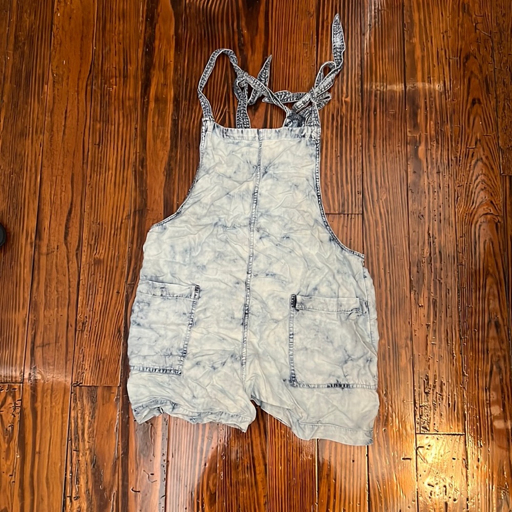 Aerie bleached denim cover up